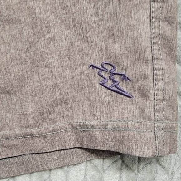 Da Hui Mens Shorts Size 40 Hybrid Collection Heathered Brown No‎ Drawstrings - Picture 6 of 9